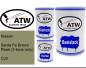 Preview: Nissan, Santa Fe Brown Pearl (2-tone only), CJ0: 500ml Lackdose + 500ml Klarlack + 250ml Härter - Set, von ATW Autoteile West.